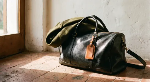 Leather Weekender Bag